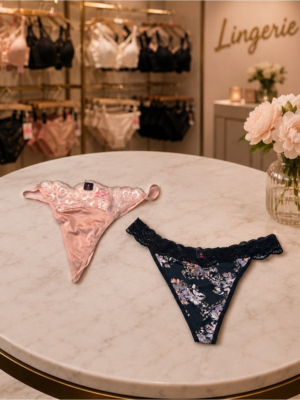La Senza Lace Thong Panty Bundle – New With Tags (2 Pack) – Medium